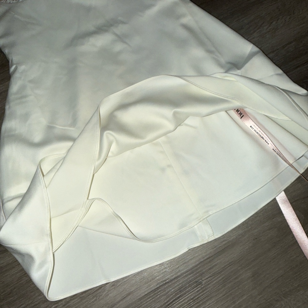 House of CB Cassandra Ivory satin and Lace mini dress - Picture 16 of 16